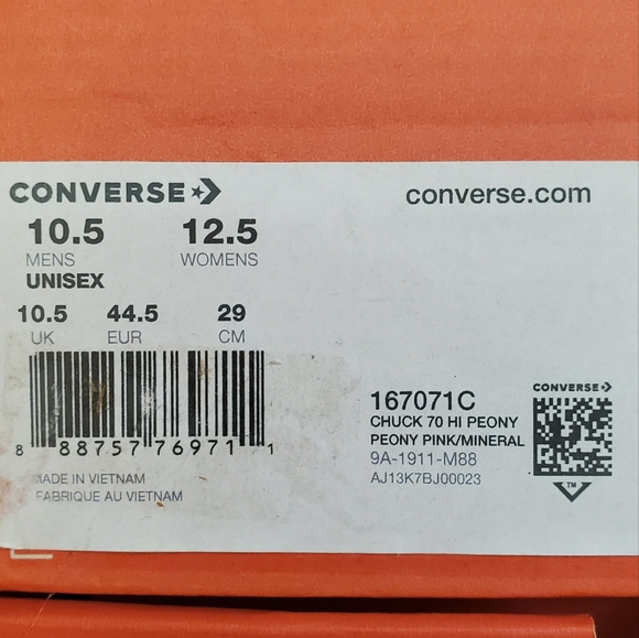 Converse Chuck 70 Hi , Unisex  Mens Sz  /167071C - Picture 11 of 11